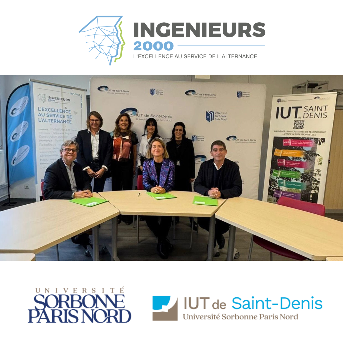 Ingénieurs 2000 signe un partenariat avec l’IUT de Saint-Denis et l’Université Sorbonne Paris Nord