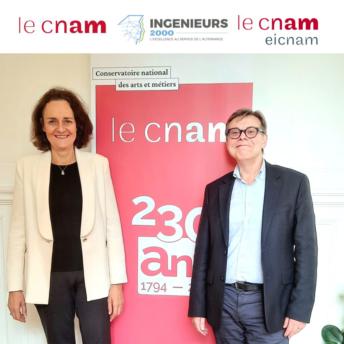 Renouvellement du partenariat entre le Cnam et Ingénieurs 2000