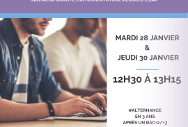 Réunions d’information virtuelles : rendez-vous les 28 et 30 janvier !