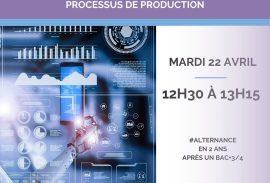 Rendez-vous le 22 avril ! Réunion d’information dédiée à la formation Expert en numérisation des systèmes et processus de production